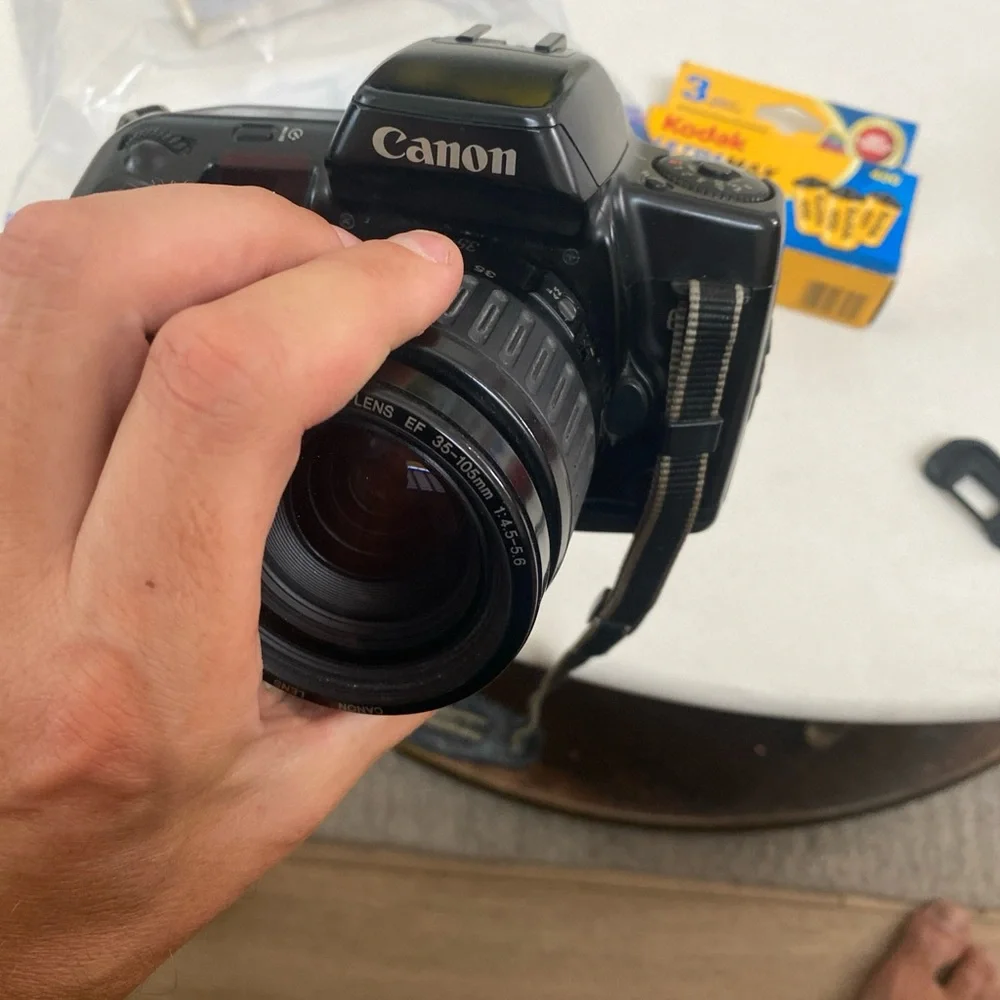 Canon EOS 10s 35mm SLR Film Camera w/lens and 3 films Canon EF mount